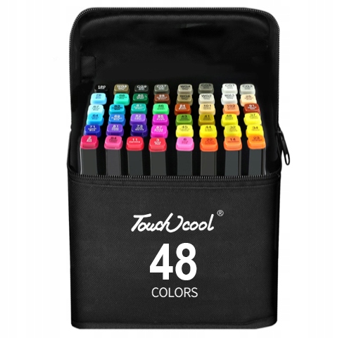 

Markery Alkoholowe Touch Cool Pro Zestaw 48 Sztuk