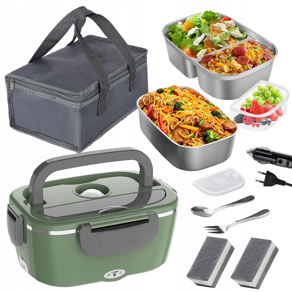 Elektrický Obědový Box Ohřívač Oběda Nádoba Na Potraviny 220/12/24V