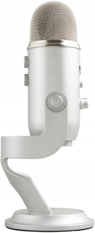 BLUE YETI SILVER mikrofon pojemnościowy studyjny Marka Blue