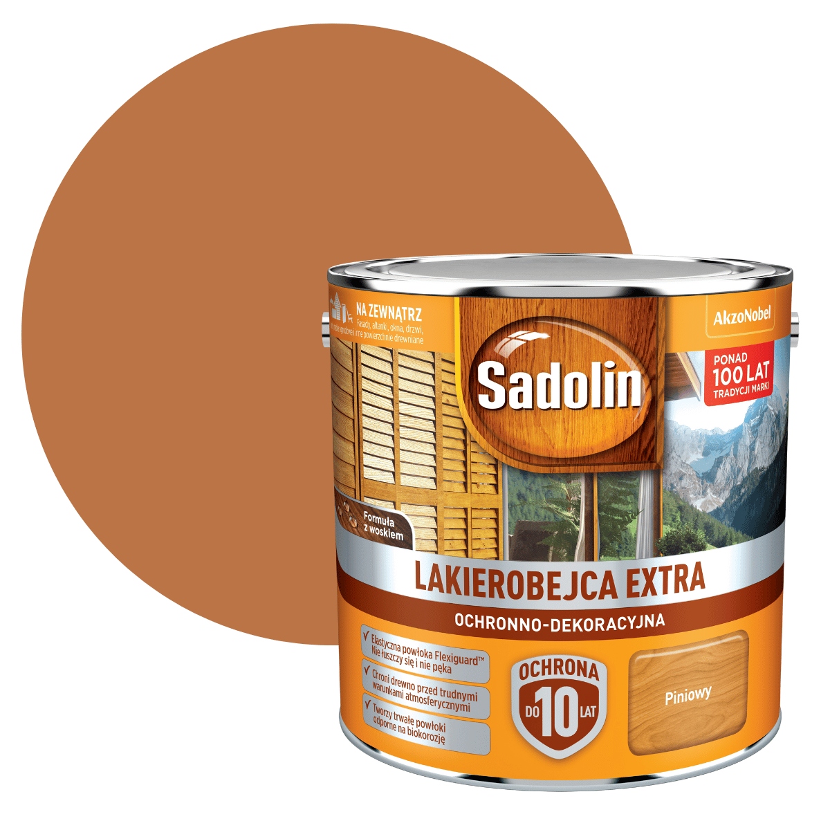 Sadolin Extra 2,5L Lakierobejca Do Drewna Piniowy