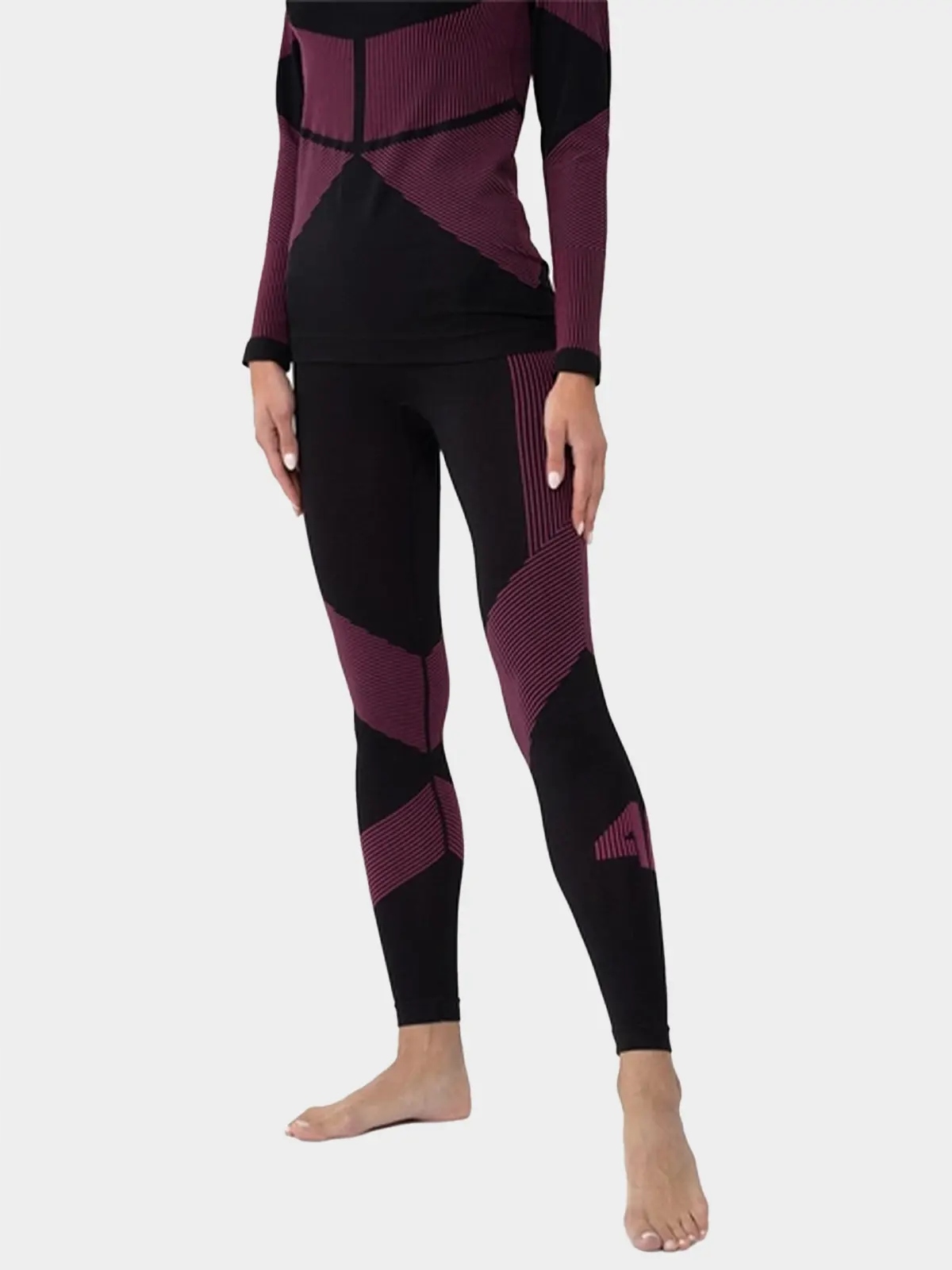 4F Bielizna Termoaktywna Dół Damski Czarny Bezszwowa 4FAW23USEAF114 M/L