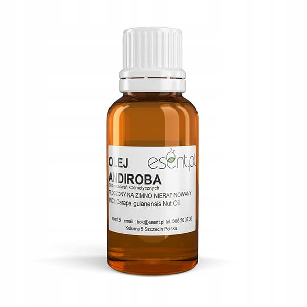 

Olej Andiroba nierafinowany, zimnotłoczony 20 ml.
