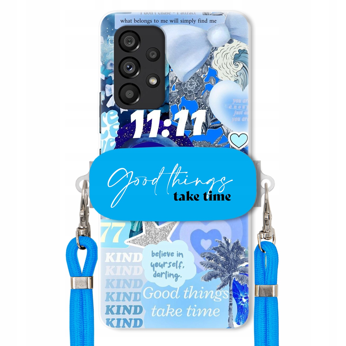 Puzdro pre Samsung M53 5G Držiak Crossbody vodítko Good Things Sea Lata