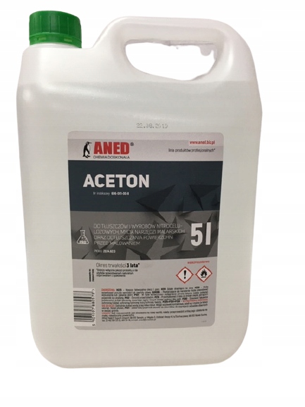 Aceton 5L Aned Czysty Rozpuszczalnik Techniczny