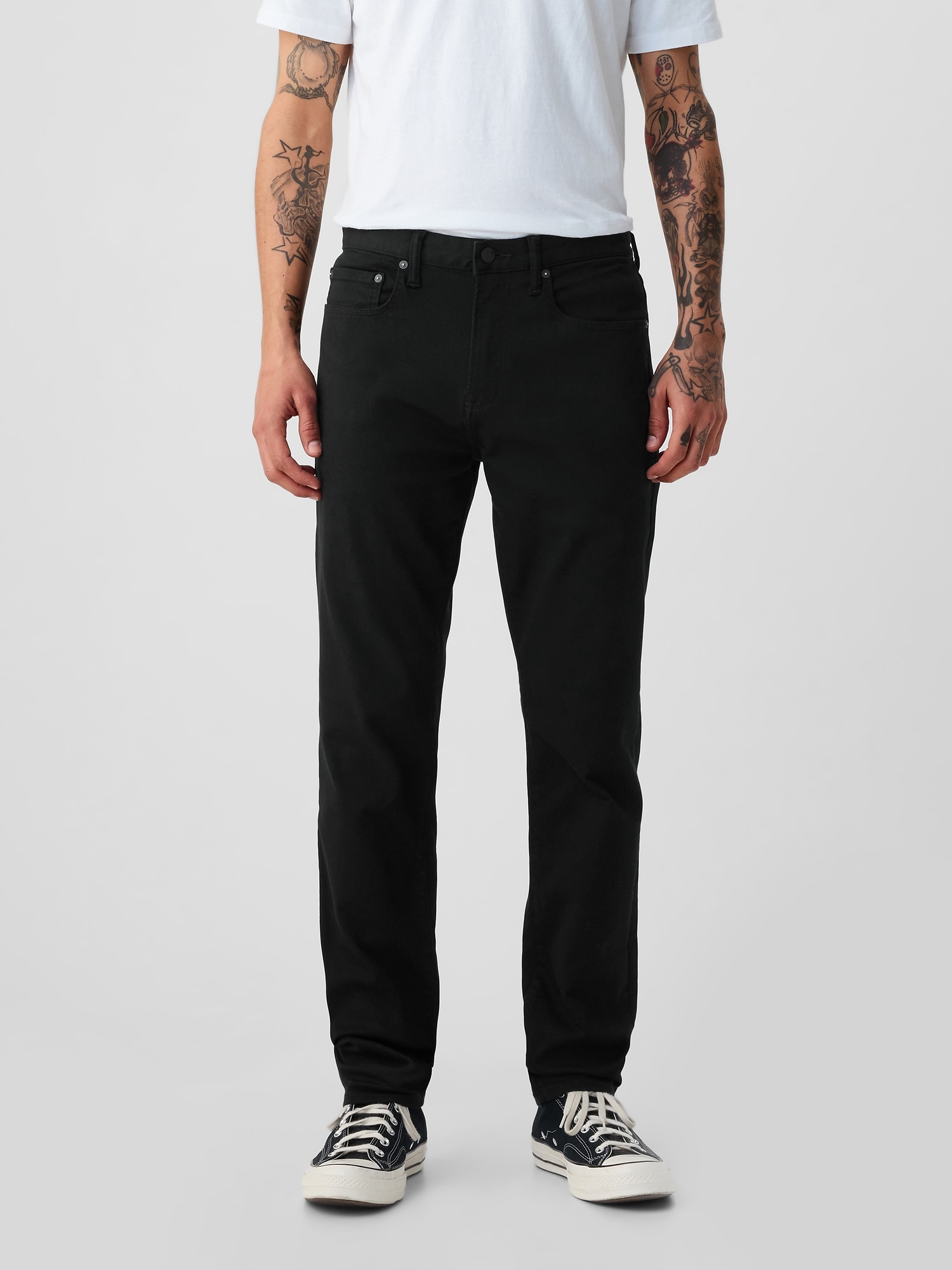 Gap Džíny city slim GapFlex černá
