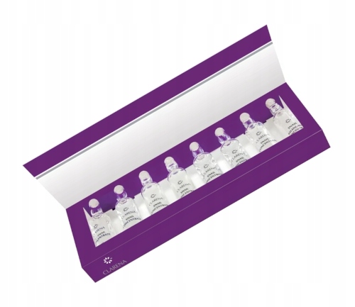 Clarena Snail Koncentrat Regenerujący Śluz Ślimaka Cera Zniszczona 8x 5ml