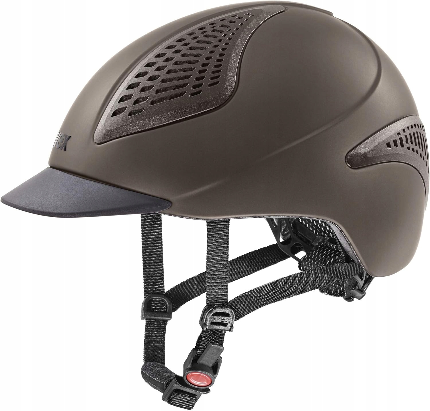Kask jeździecki uvex exxential II mocca mat M-L 57-59 cm