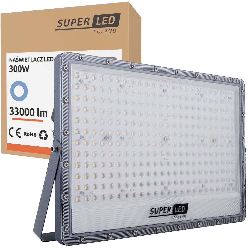 Halogen Led reflektor bílý studený 33000 lm 300 W
