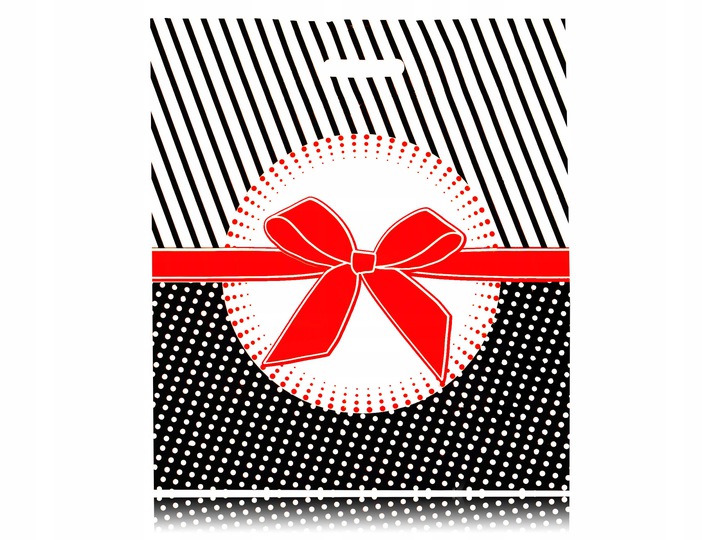 

Reklamówki Foliowe Kokarda Torby 33X40 50szt