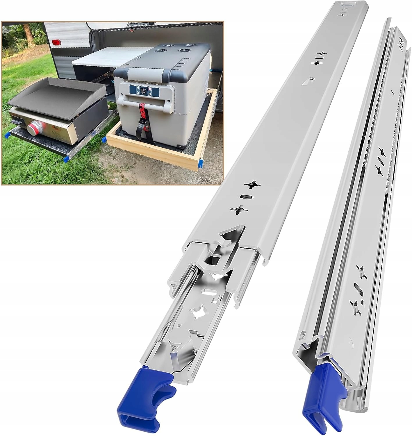 Kuličková nábytková vodiaca lišta 800 mm/1200 mm/1600 mm