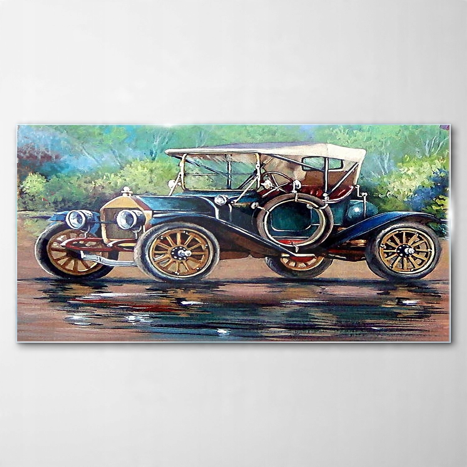 

Obraz Szklany Dekor Retro Samochód Vintage 120x60