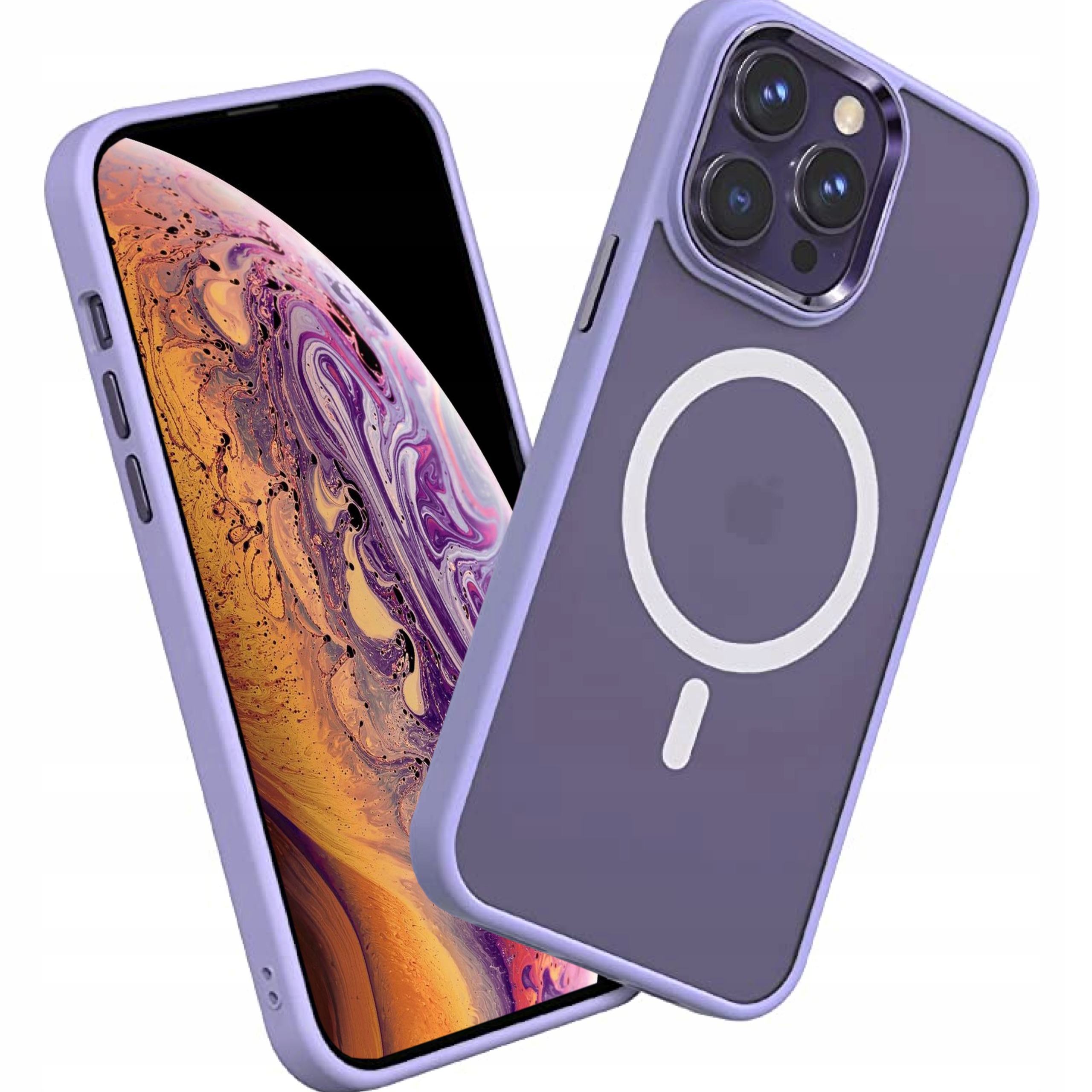 

Etui Case Do Iphone 13 Pro Max Fioletowy Magsafe