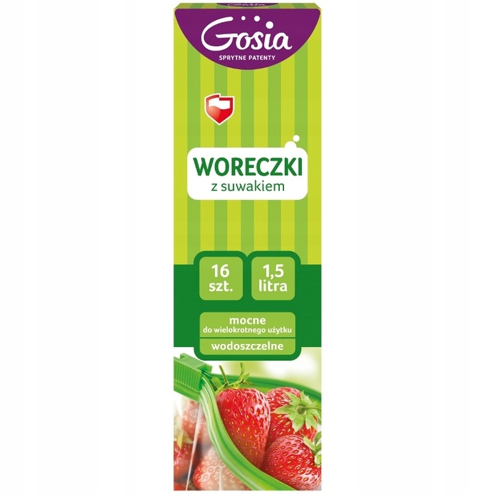 

Gosia Woreczki z suwakiem 16 szt. (1,5l)
