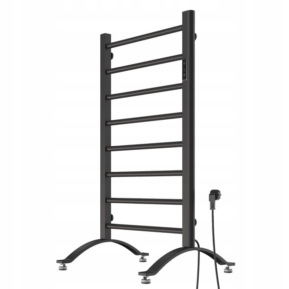 Elektrický koupelnový radiátor 200 W 500 x 800 mm Černý Gamma