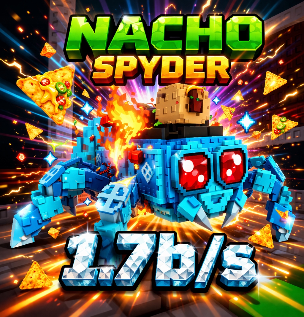 Nacho Spyder | 1.7B/s | Steal A Brainrot | Secret | Roblox