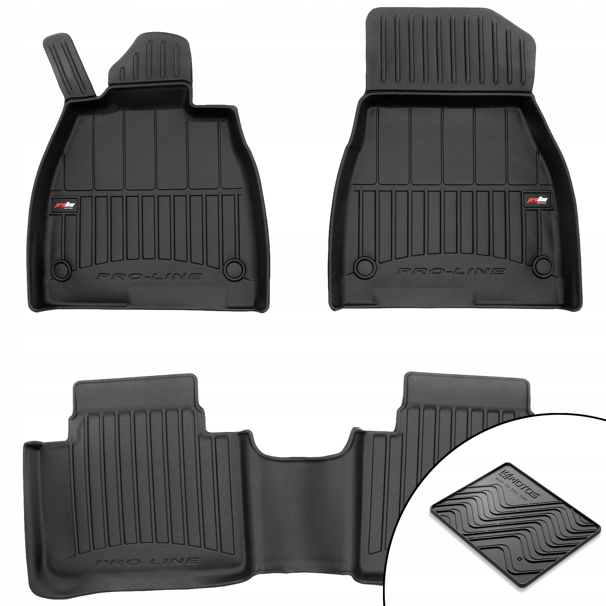 3D gumové rohože Mercedes-Benz Eqs V297 od roku 2021 rohož zdarma