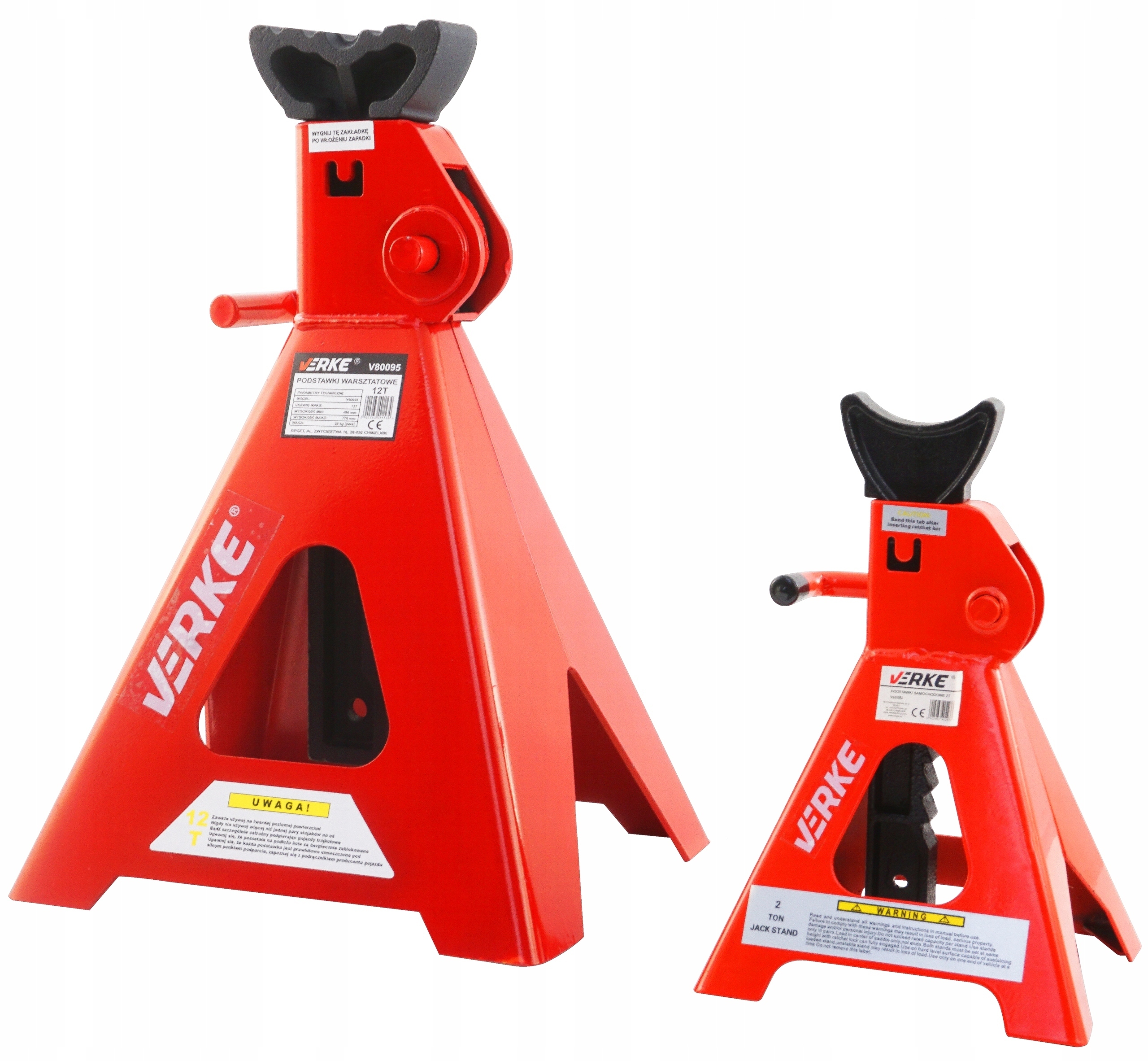 2x KOBYŁKI 12T PODSTAWKI PODPORY PODPÓRKI SAMOCHODOWE WARSZTATOWE STOJAKI Kod producenta V80095