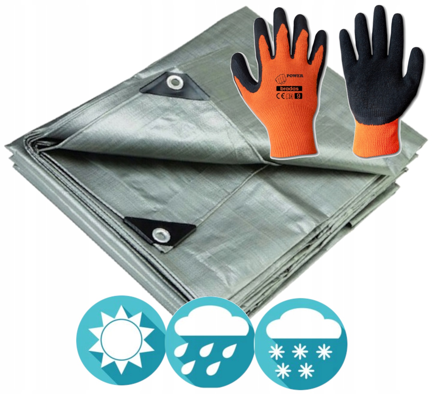

Plandeka Plandeki 120g Gruba Mocna 6x10 Wzmacniana