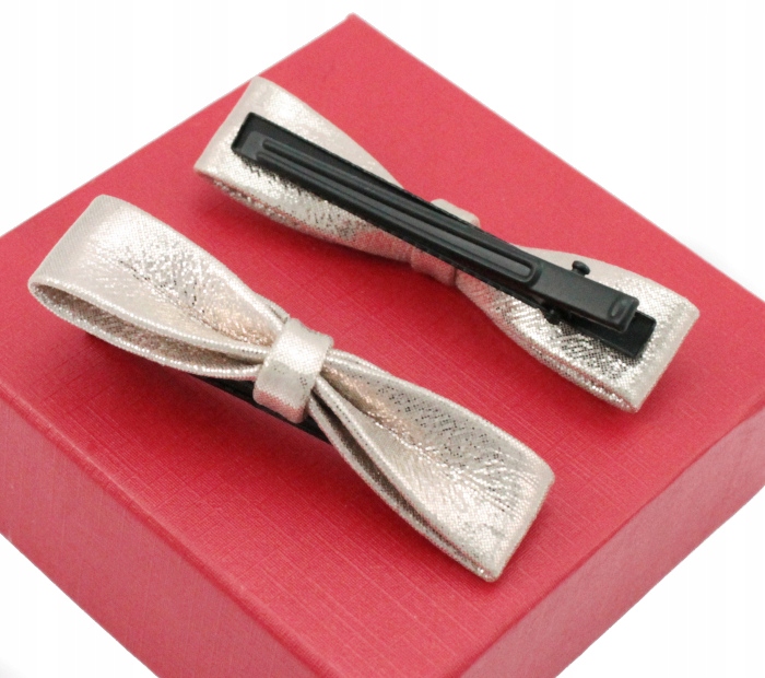 

Klamerka Do Włosów Shine Złota Kokardka 8,5 cm