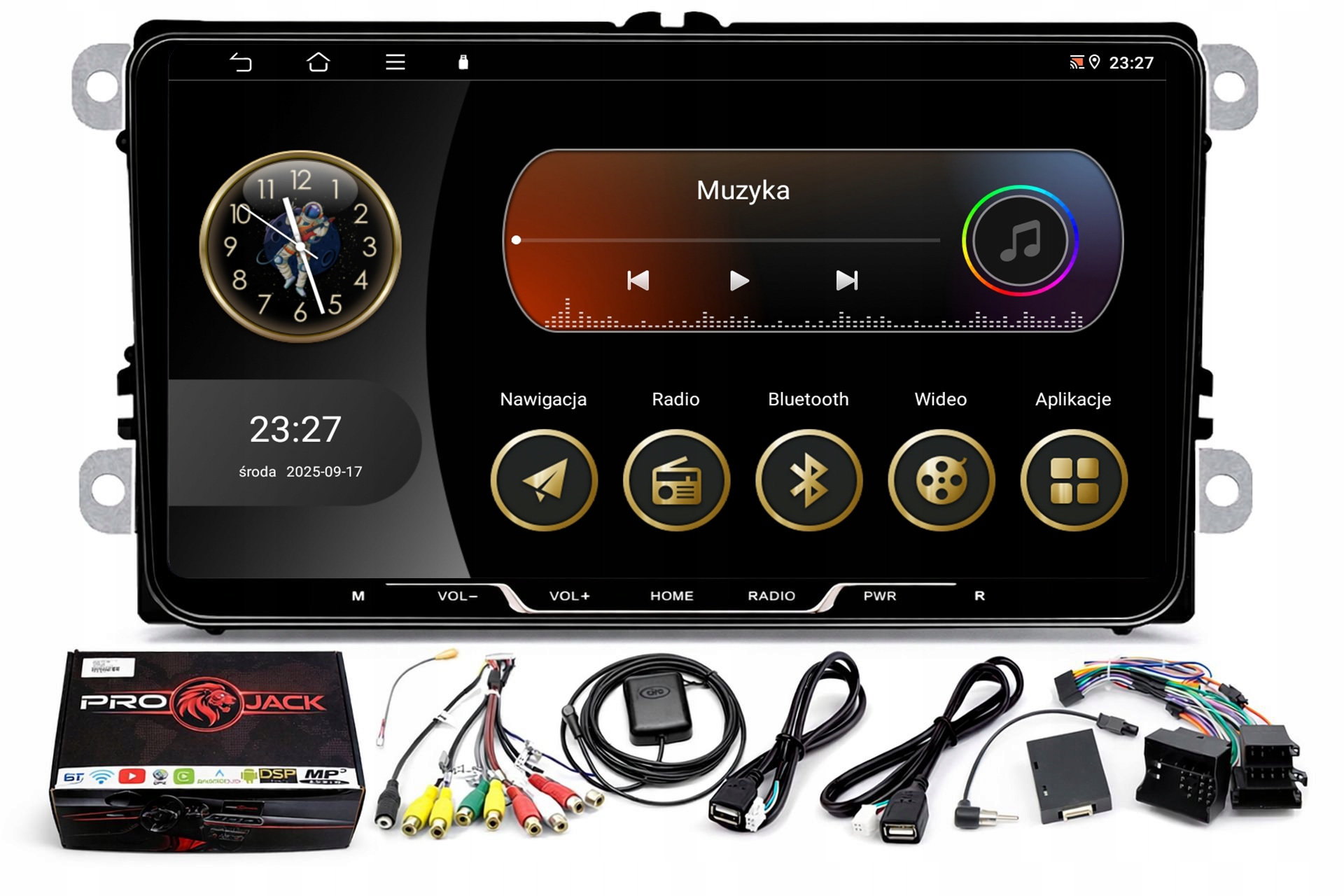 Rádio Navigácia Gps Android Vw Multivan 2003-2015 Wifi Carplay 4/64GB