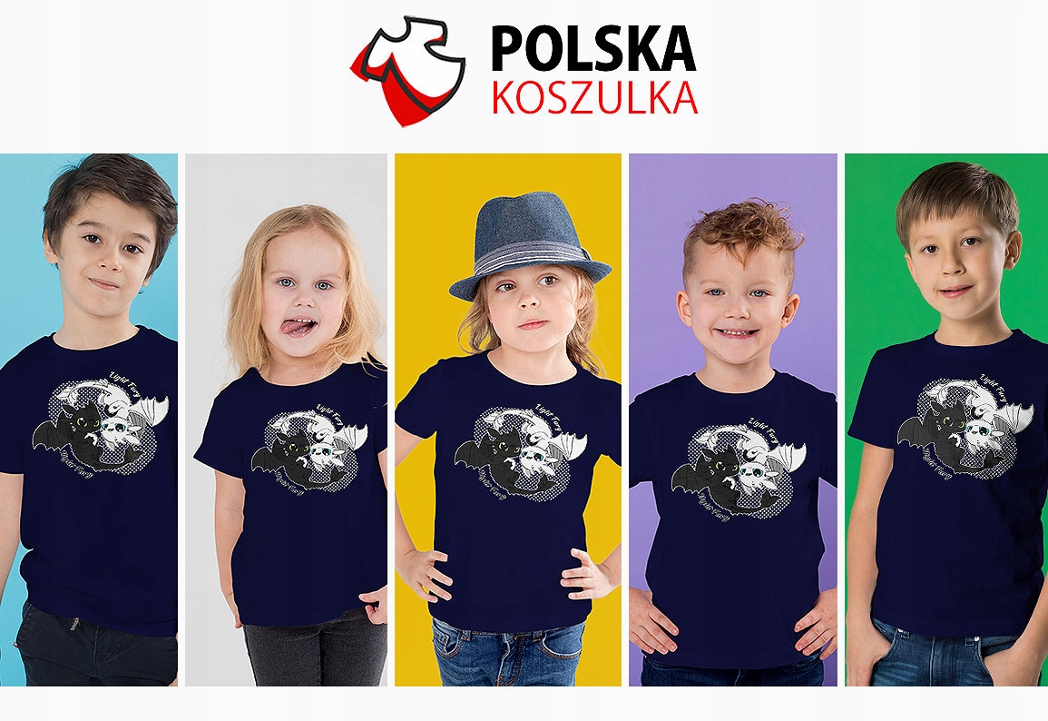 ZESTAW 3W1 KOSZULKA DLA DZIECI TATUAŻE NAKLEJKI JAK WYTRESOWAĆ SMOKA 152 Stan opakowania oryginalne