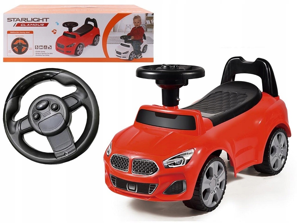 Samochód Jeździk Auto Pojazd Panel muzyczny