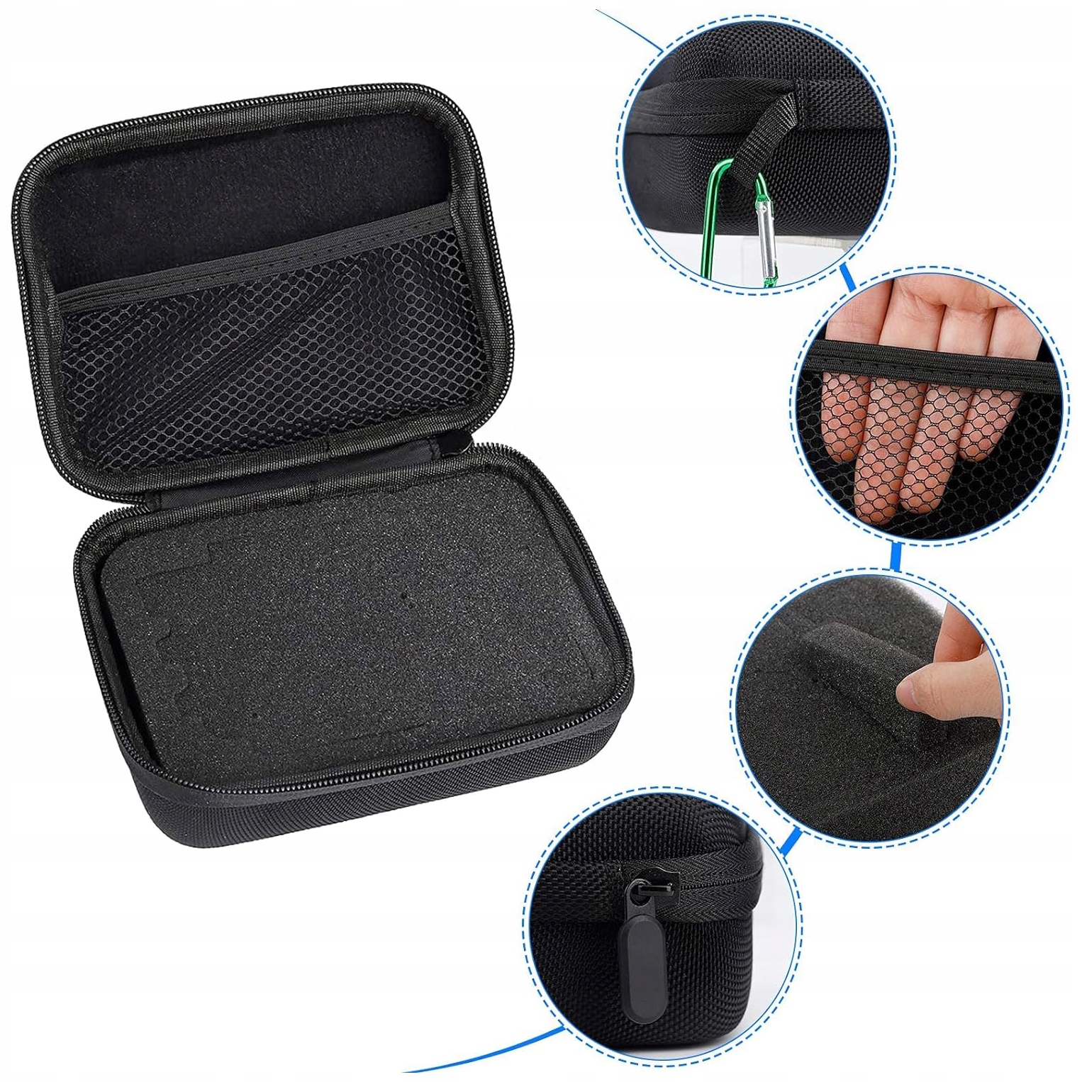 ETUI WALIZKA FUTERAŁ NA ZESTAW GoPro 12 11 10 9 8 7 6 5 4 SJCAM Rodzaj inny