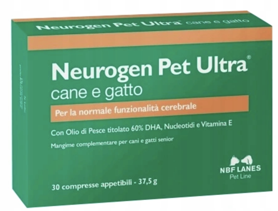 Levně Neurogen Pet Ultra Kočka A Pes 30 Tab. Nbf Lanes Podporuje Nervový Systém
