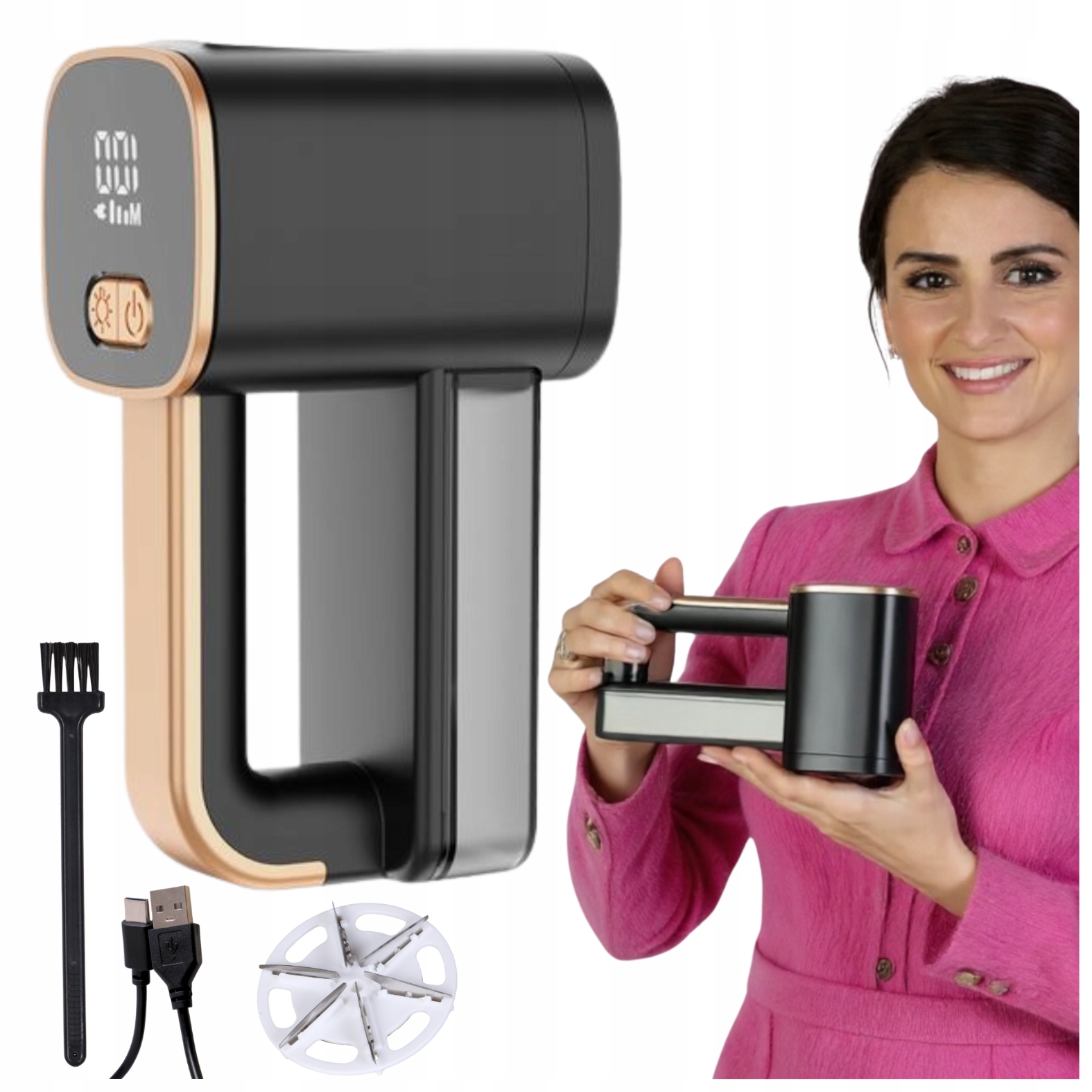 Odžmolkovač na pohovku a tkaniny, elektrický strojek na odstraňování žmolků