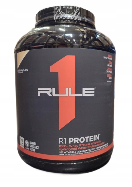 Levně Rule One R1 Protein, Příchuť Narozeninový Dort 2260g
