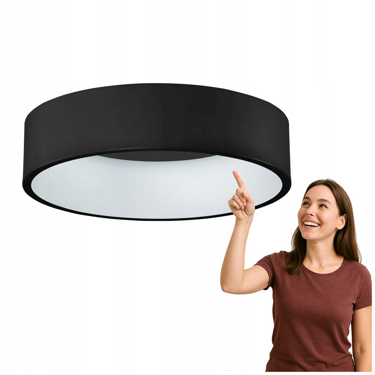 Stropné Svietidlo Chiara 3945-842RC-BK-4 Italux