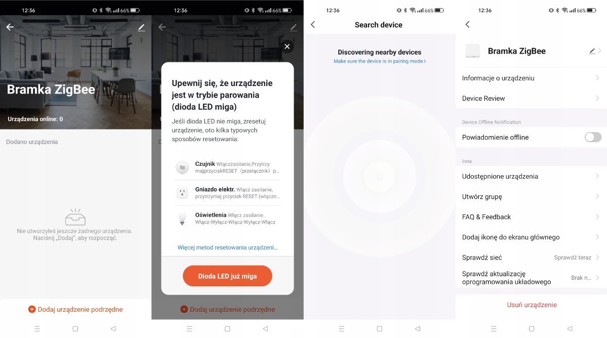 Bramka centralka ZigBee 3.0 WiFi TUYA Rodzaj centrala sterująca