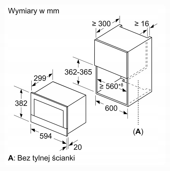 Zestaw BOSCH HBG635BB1 + BFL634GB1 + PIE651FC1E + KIN86NSE0 Stan opakowania oryginalne