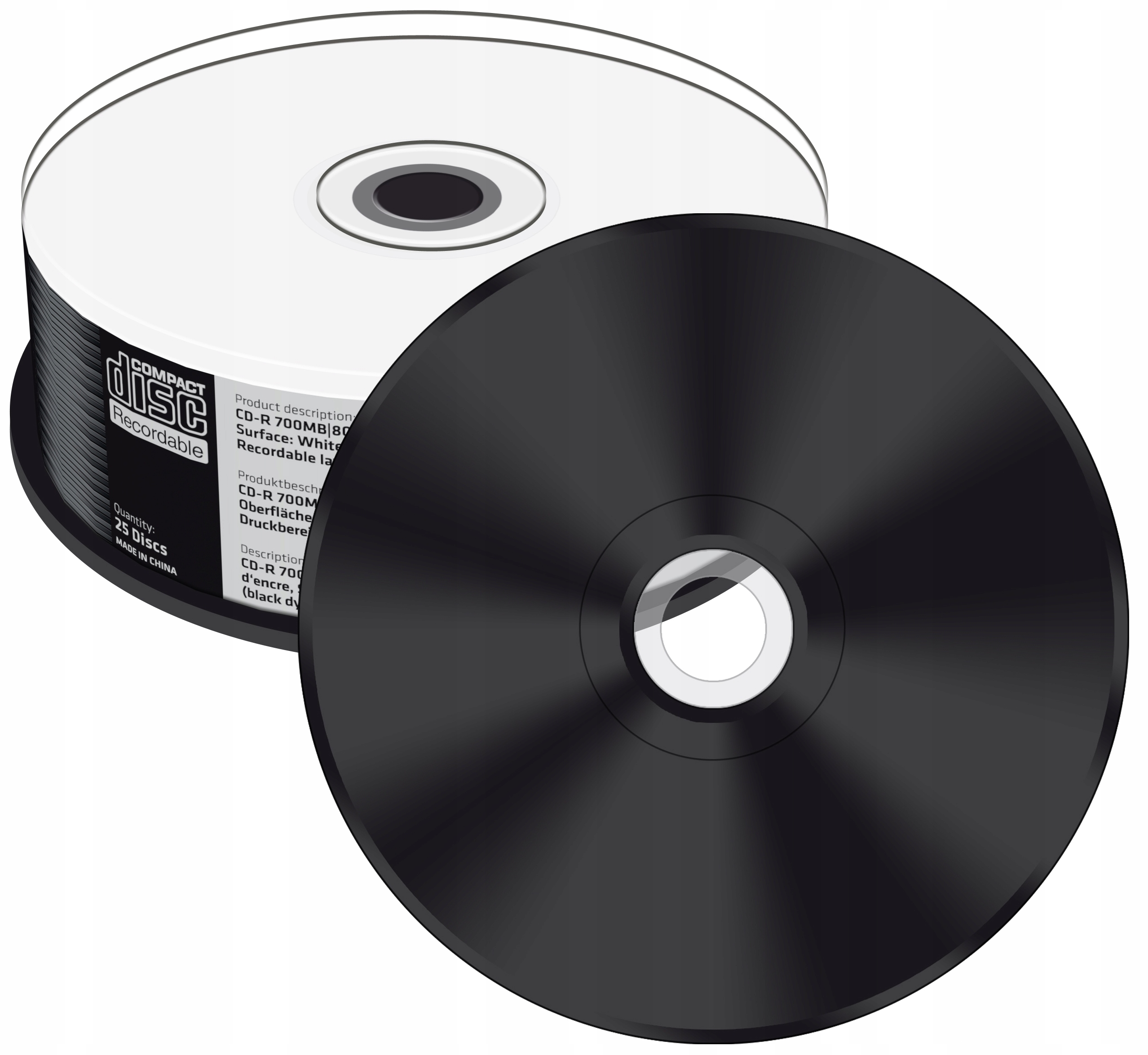 

Mediarange Cd-r Printable Black Dye Czarne 25 szt
