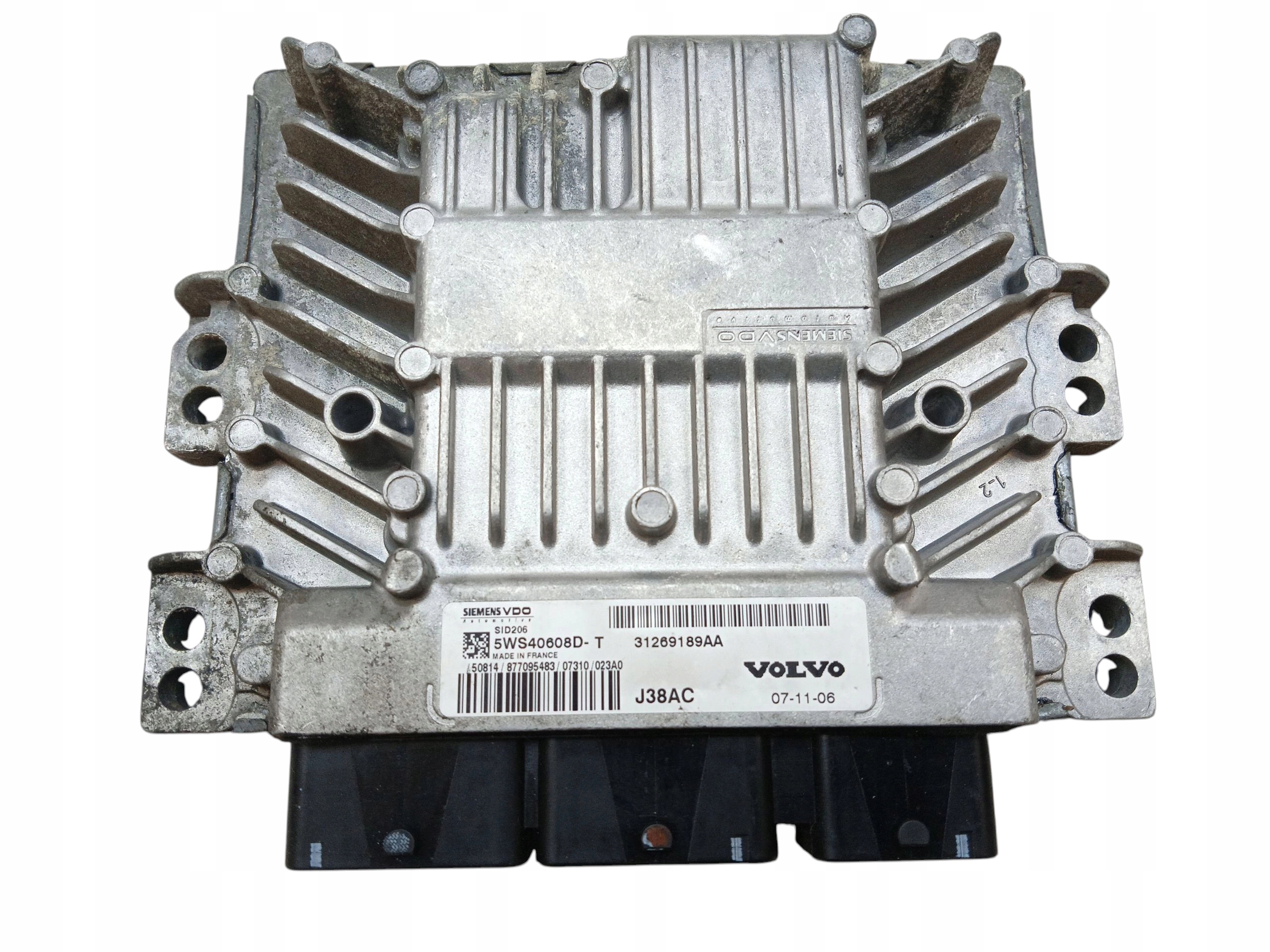 computer control unit of the engine VOLVO V70 III (2007-2011) 2.0 D 136KM 31269189