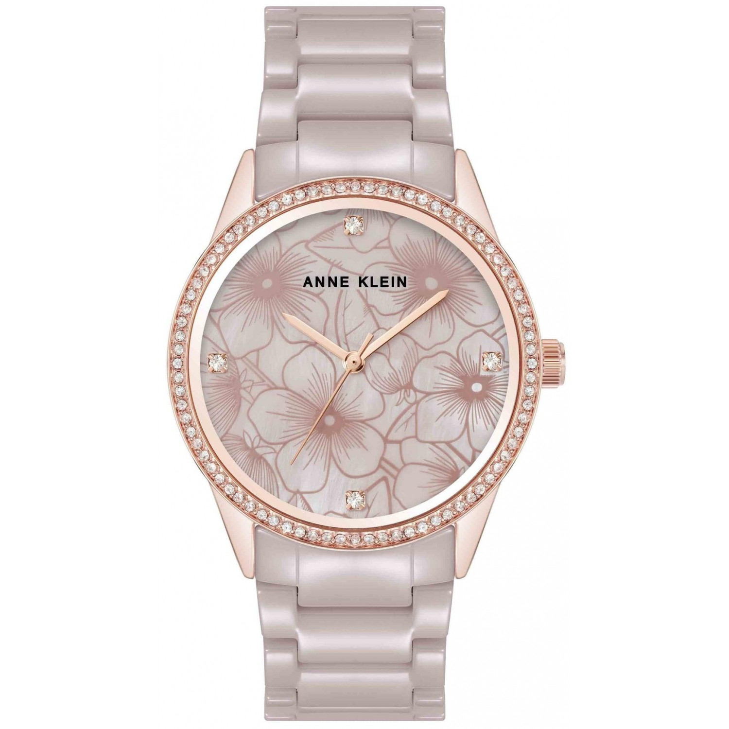 Dámské hodinky Anne Klein AK-5172RGTP Zirkony růžové zlato