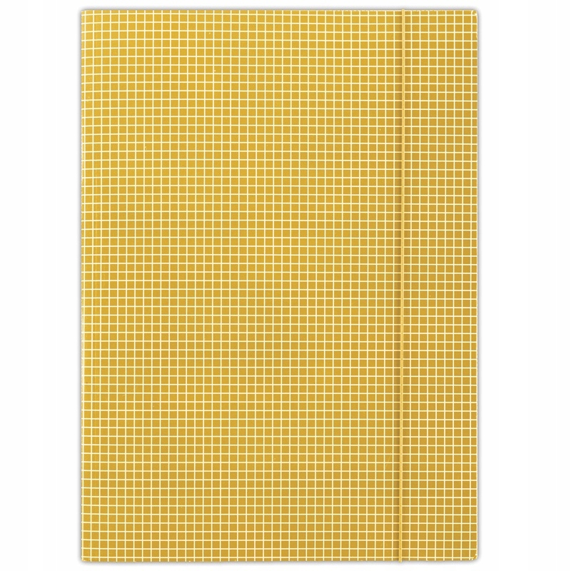 

Teczka z gumką A4 400gsm 3-skrz w kratę