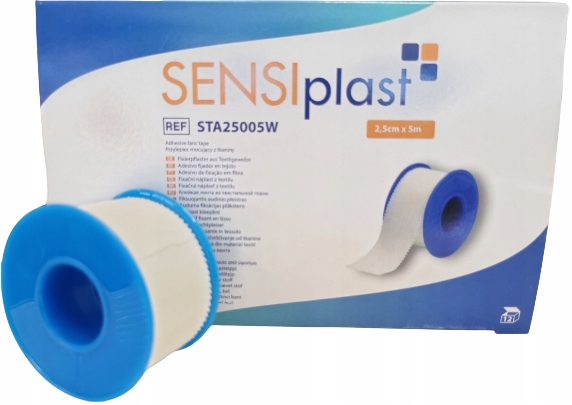

Przylepiec tkaninowy SENSIplast 2,5cmx5m 12szt.