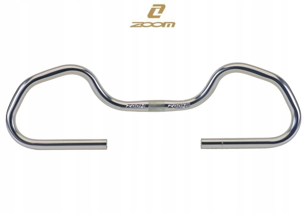 Kierownica rowerowa aluminiowa Multipozycyjna Zoom silver