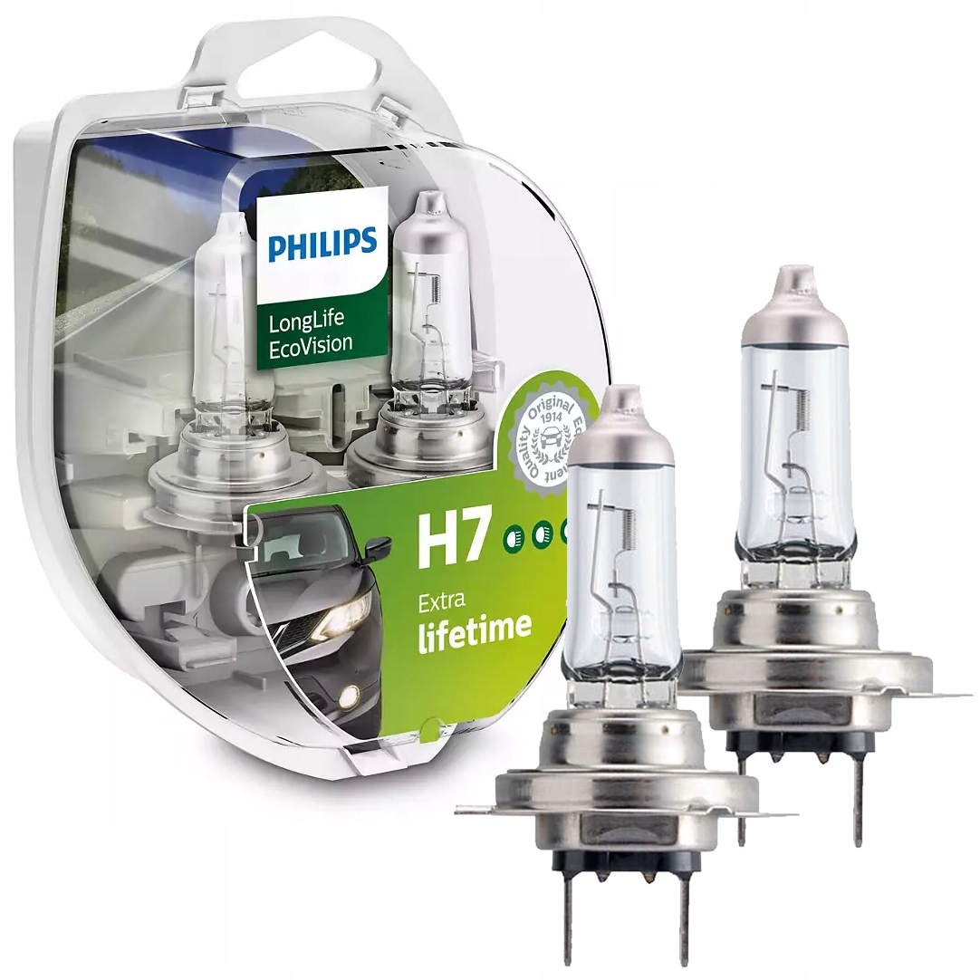 

Żarówki H7 Philips Longlife Ecovision 12972LLECOS2