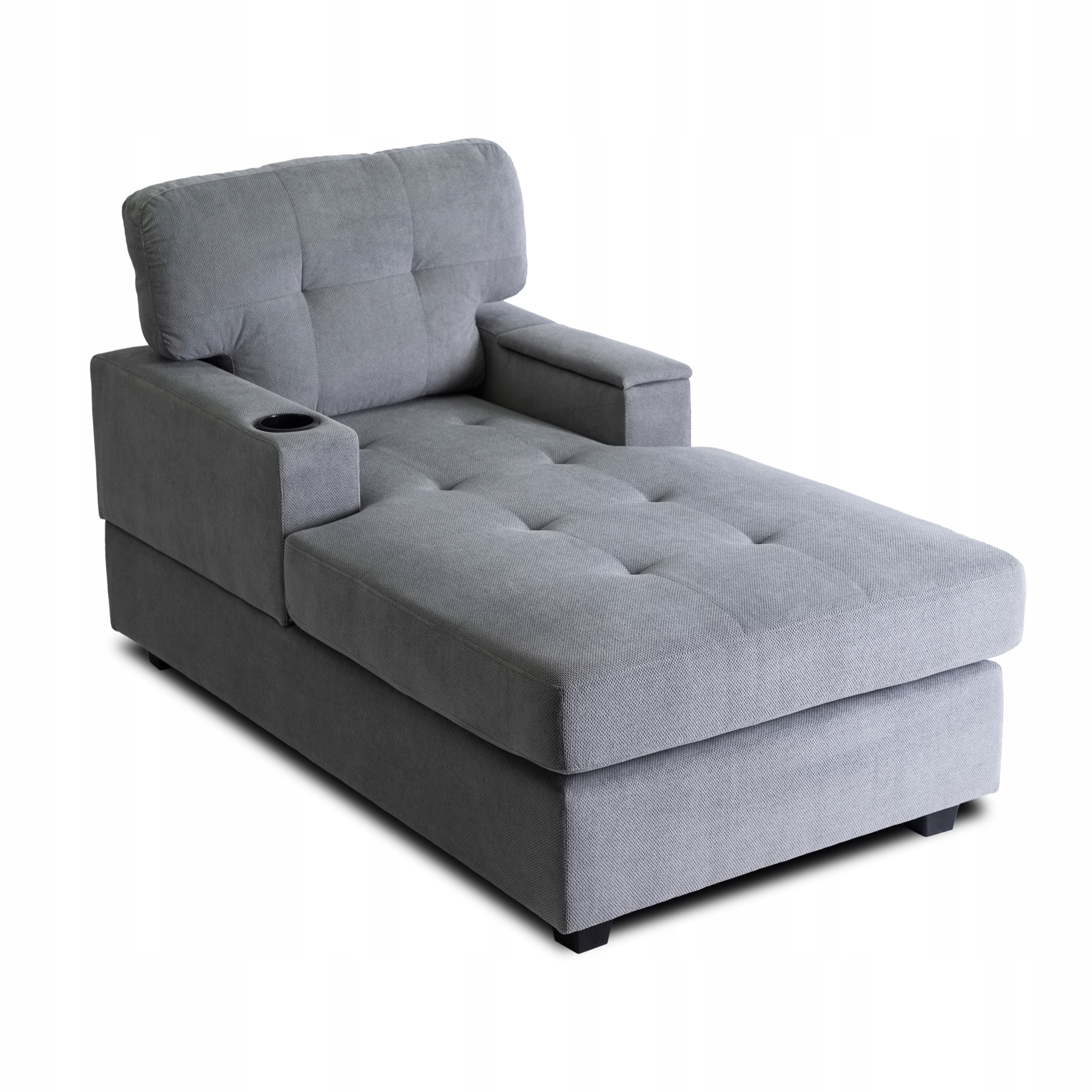 Pohovka Čalouněná šedá Sedací souprava do obývacího pokoje Neo