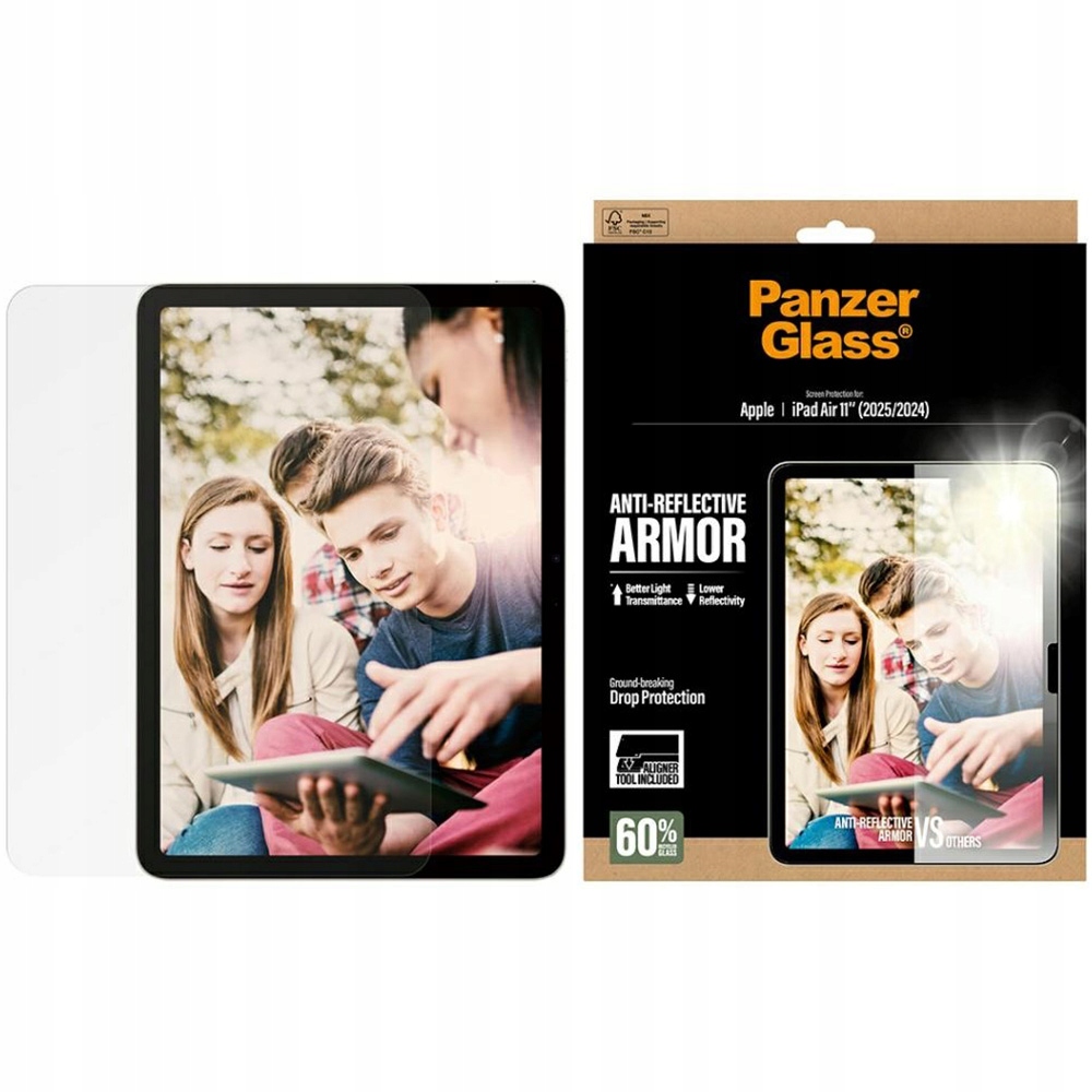 Sklo PanzerGlass pro iPad Air 11 2025/2024, tvrzené sklo
