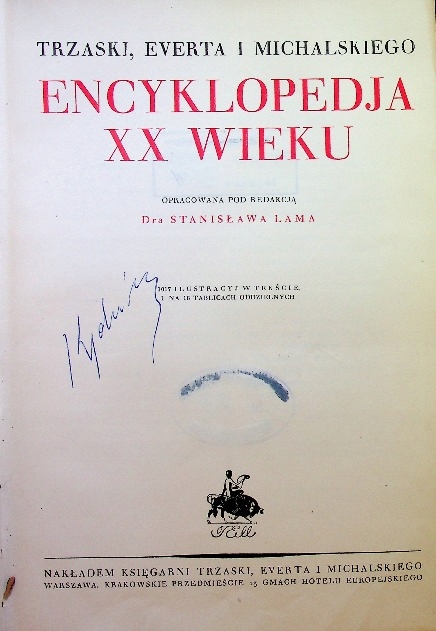 Encyklopedja XX wieku 1938 r