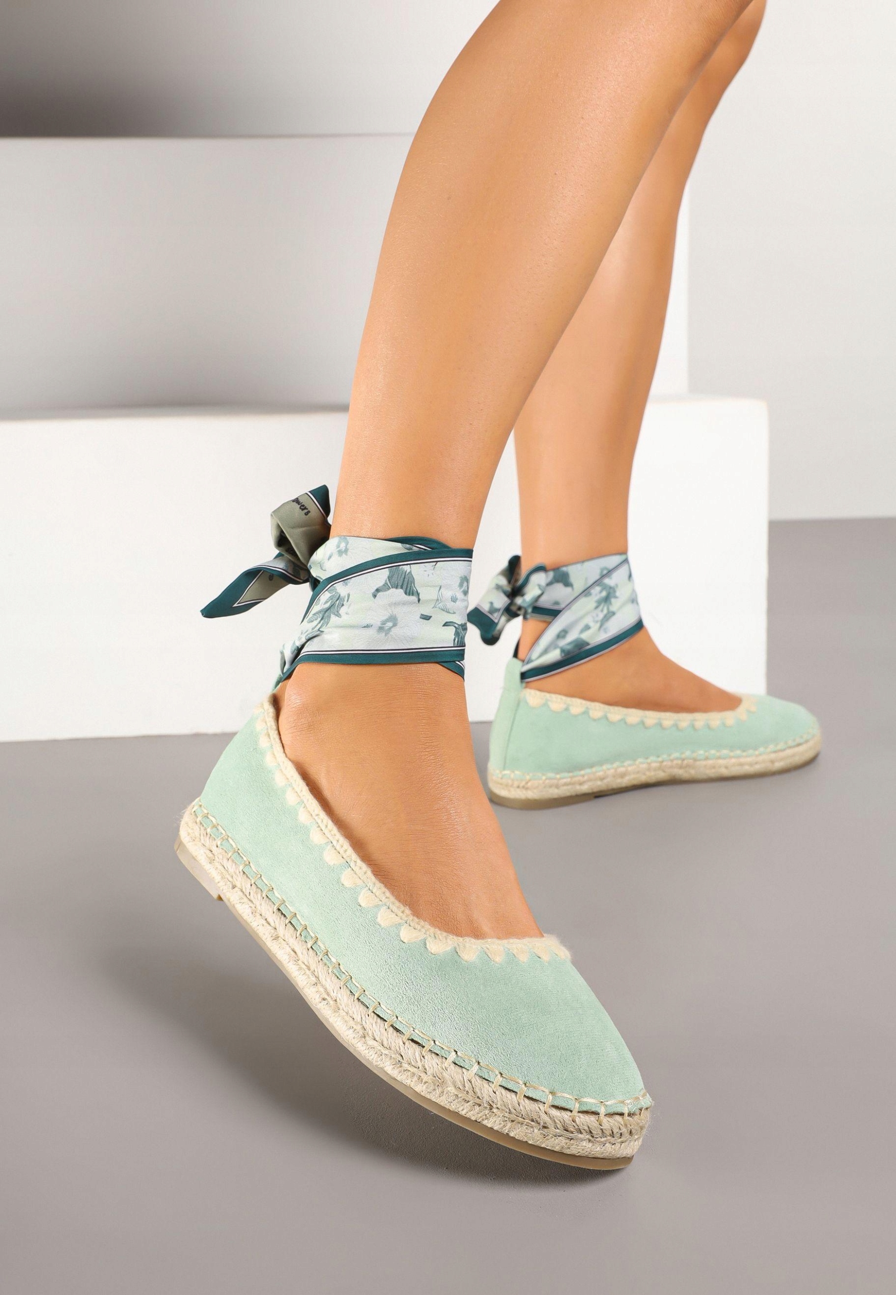 Born2Be Zelené dámské espadrilky 39 Ekosemiš