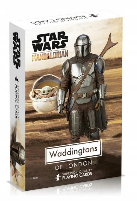 KARTY do Gry dla DZIECI Star Wars Manalorian YODA Wydawca Winning Moves