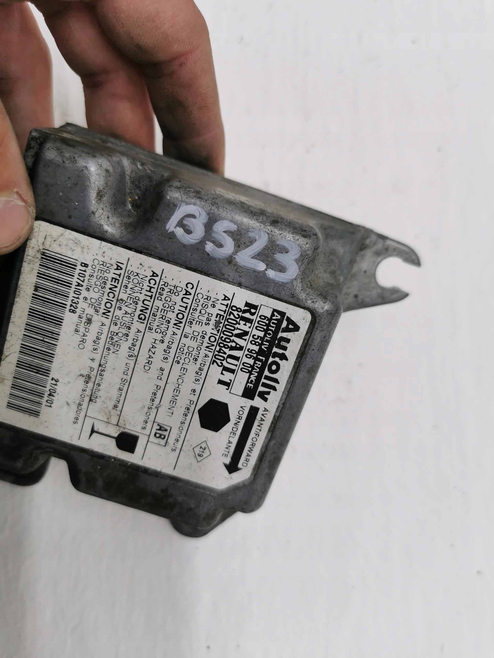 modulo airbag RENAULT KANGOO e 8200098402 97-07