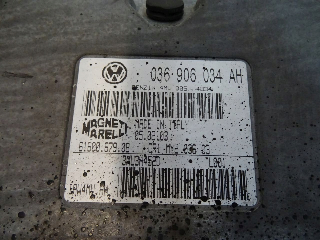 SEAT CORDOBA III 3 1.4i control unit 036906034AH