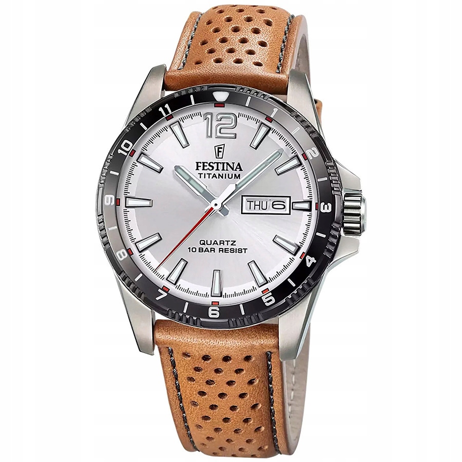 Pánské Hodinky Festina F20699-1, hnědý řemínek