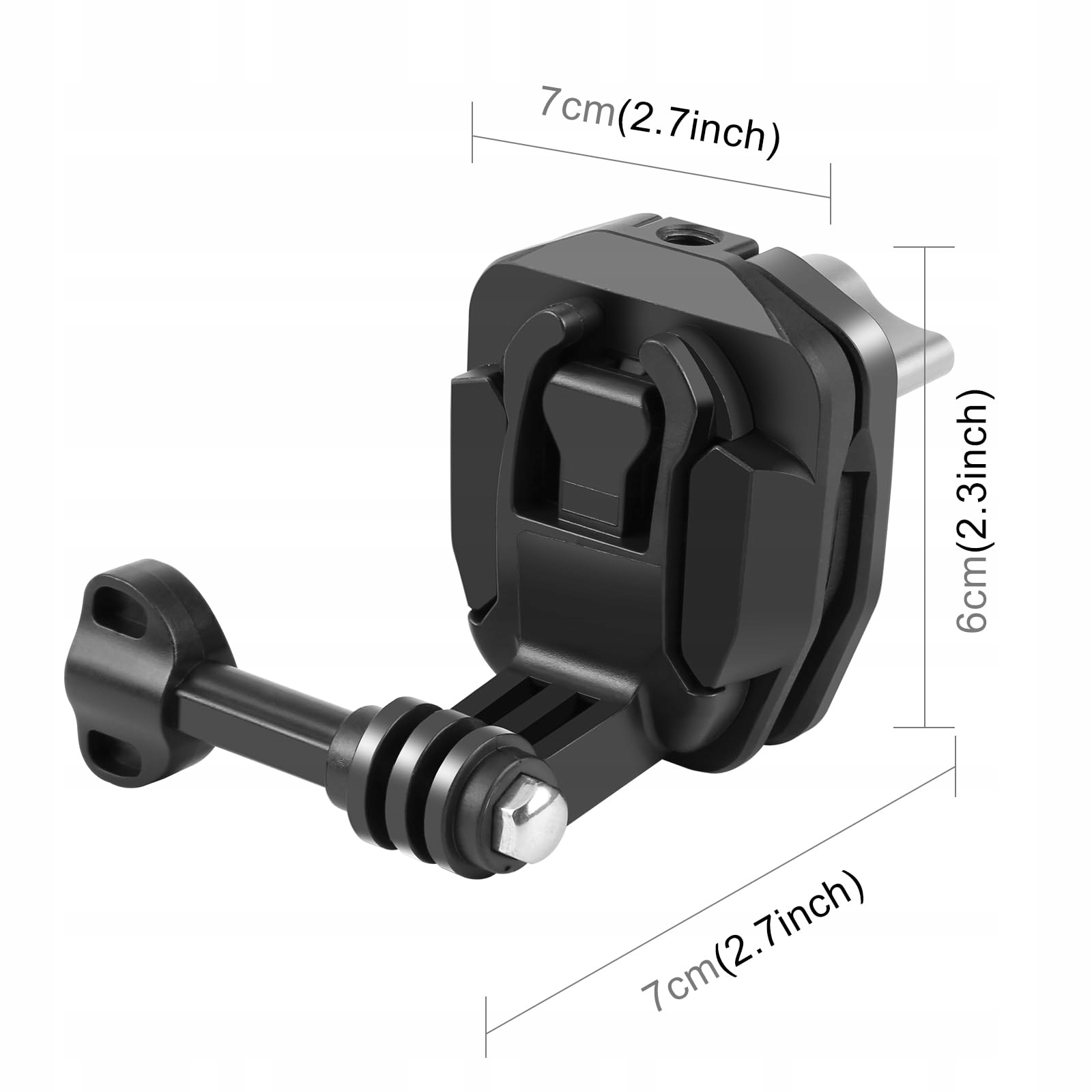 PULUZ Uchwyt Motocyklowy Do Kamer GoPro Osmo Insta360 Action — miniatura 2