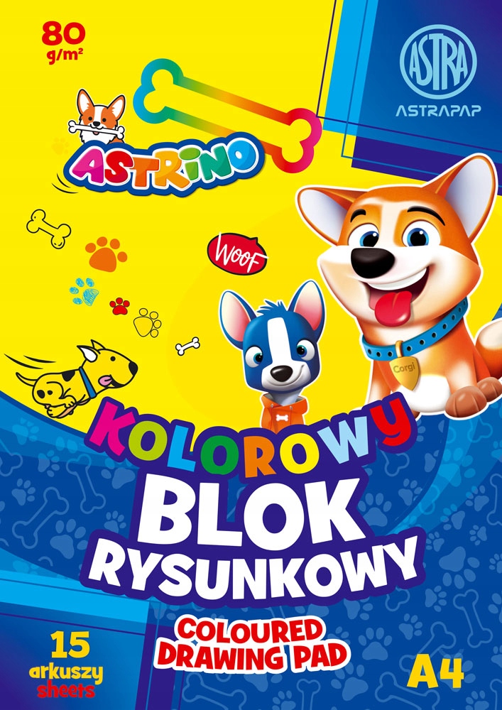 

Astra Blok Rysunkowy Kolorowy A4 15 Kartek Color